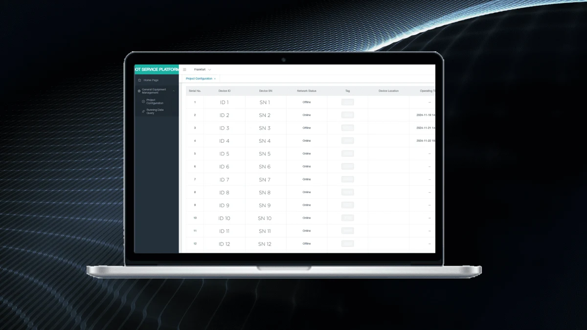 TCL IoT Service platform – prehľad pripojených tepelných čerpadiel